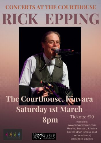 Rick Ebbing in concert at the Courthouse